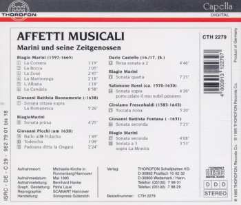 CD Affetti Musicali: Marini Und Seine Zeitgenossen