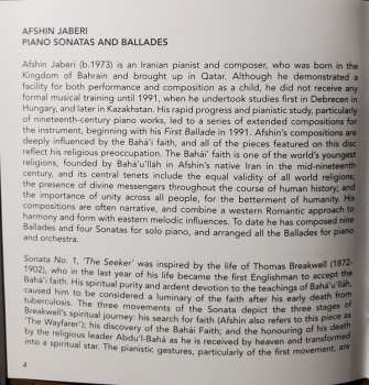 CD Afshin Jaberi: The Bab - Piano Sonatas and Ballades