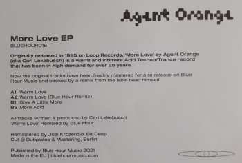 LP Agent Orange: More Love EP CLR