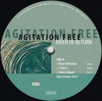 2LP Agitation Free: River of Return