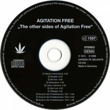 CD Agitation Free: The Other Sides Of Agitation Free