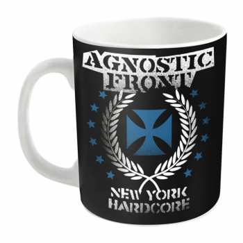 Merch Agnostic Front: Mok Blue Iron Cross