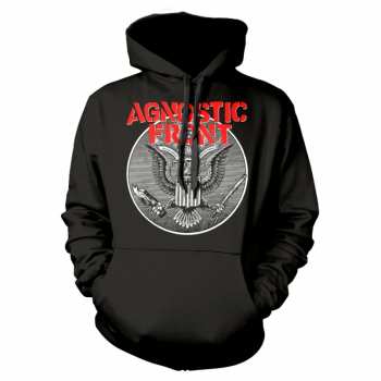 Merch Agnostic Front: Hoodie Met Capuchon Against All Eagle