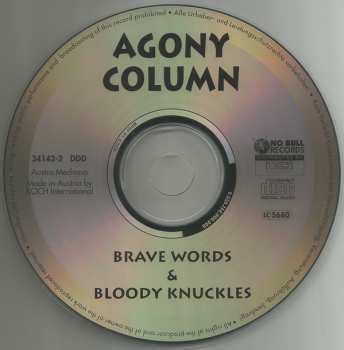 CD Agony Column: Brave Words & Bloody Knuckles