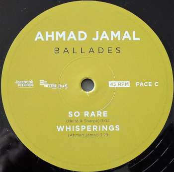 2LP Ahmad Jamal: Ballades