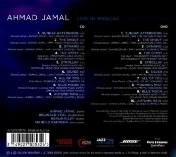 CD/DVD Ahmad Jamal: Live In Marciac August 5th 2014