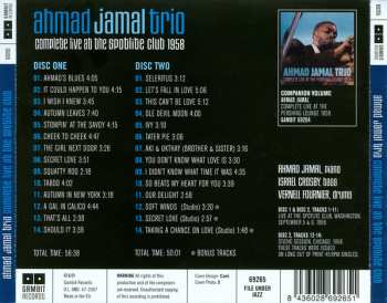 2CD Ahmad Jamal Trio: Complete Live At The Spotlite Club 1958