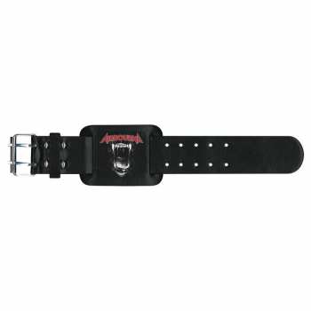 Merch Airbourne: Leren Armband Black Dog Barking