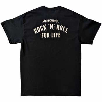 Merch Airbourne: Airbourne Unisex T-shirt: R 'n' R Boneshaker (back Print) (small) S