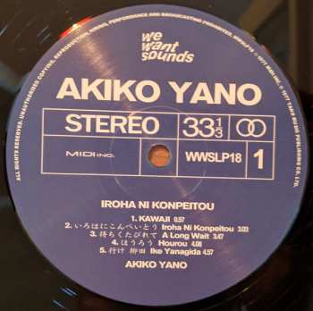 LP Akiko Yano: Iroha Ni Konpeitou