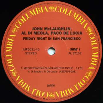 2LP Paco De Lucía: Friday Night In San Francisco LTD