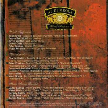 CD Al Di Meola: Pursuit Of Radical Rhapsody