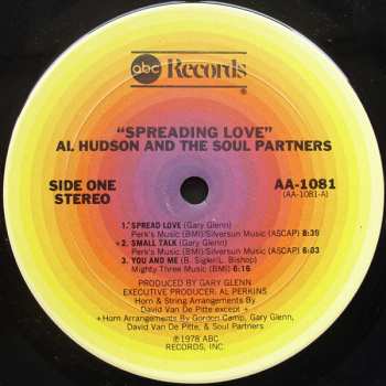 LP Al Hudson & The Partners: Spreading Love
