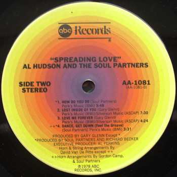 LP Al Hudson & The Partners: Spreading Love