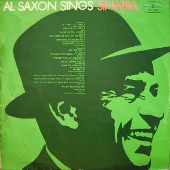 LP Al Saxon: Al Saxon Sings Sinatra