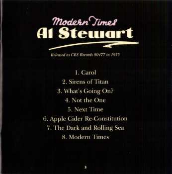 CD Al Stewart: Modern Times