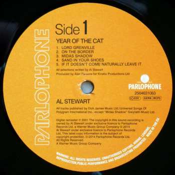 LP Al Stewart: Year Of The Cat
