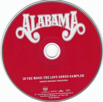 CD Alabama: In The Mood: The Love Songs-Sampler