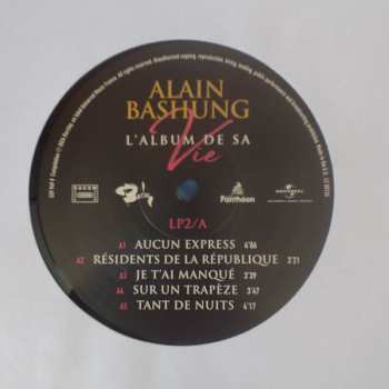 2LP Alain Bashung: L'album De Sa Vie