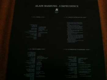 2LP Alain Bashung: L'Imprudence