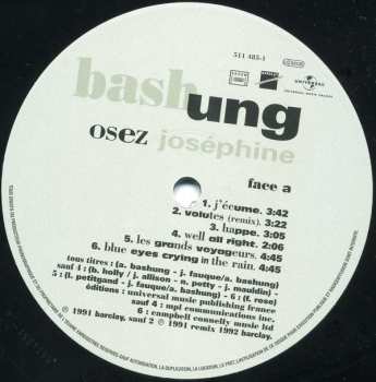 LP Alain Bashung: Osez Joséphine