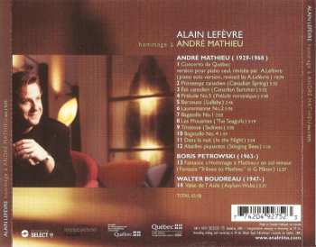 CD André Mathieu: Hommage À André Mathieu