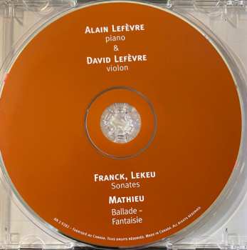 CD César Franck: Sonates / Ballade-Fantaisie