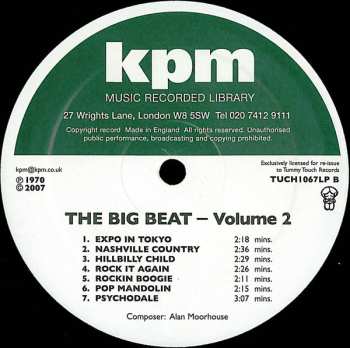LP Alan Moorhouse: The Big Beat - Volume 2