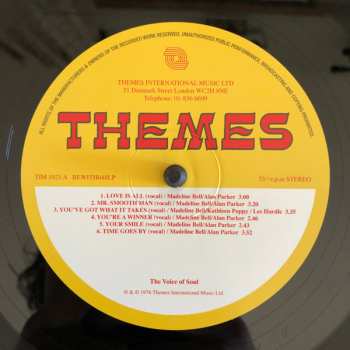 LP Alan Parker: The Voice Of Soul LTD