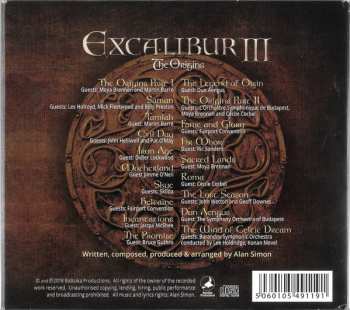 CD Alan Simon: Excalibur III (The Origins)