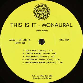 LP Alan Watts: This Is IT