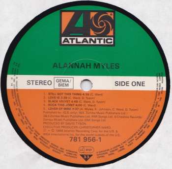 LP Alannah Myles: Alannah Myles