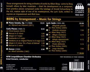 CD Alban Berg: Berg By Arrangement - Music For String