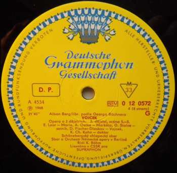 2LP Dietrich Fischer-Dieskau: Vojcek (2xLP + BOOKLET)