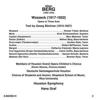 2CD Alban Berg: Wozzeck