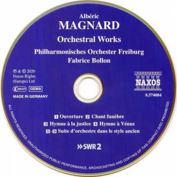 CD Alberic Magnard: Orchestral Works