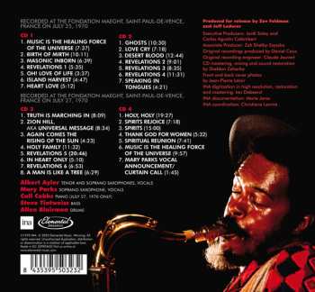 4CD/Doos Albert Ayler: Revelations - The Complete ORTF 1970 Fondation Maeght Recordings DLX | LTD