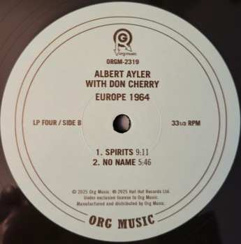 4LP/Doos Don Cherry: Europe 1964 LTD