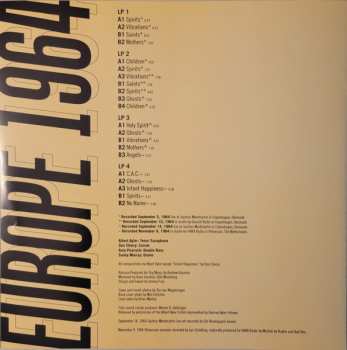 4LP/Doos Don Cherry: Europe 1964 LTD