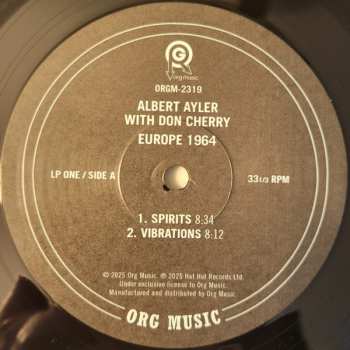4LP/Doos Don Cherry: Europe 1964 LTD
