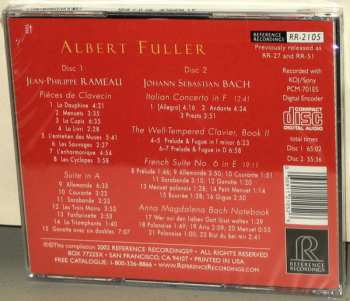 2CD Albert Fuller: Bach & Rameau for Harpsichord