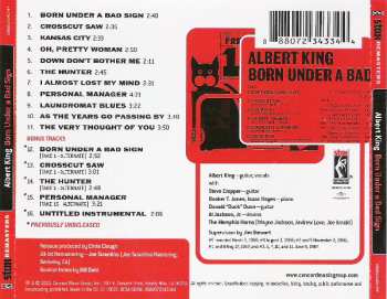 CD Albert King: Born Under A Bad Sign
