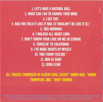 CD Albert King: The Big Blues