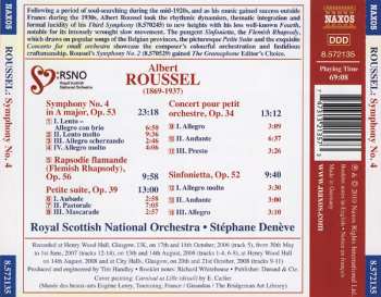 CD Stéphane Denève: Symphony No. 4 • Rapsodie Flamande • Petite Suite • Sinfonietta