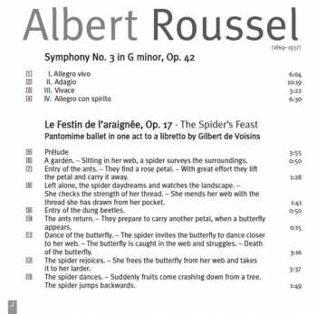 CD Orchestre De Paris: Symphony No. 3 • Le Festin de L'Araignée