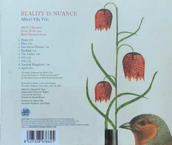 CD Albert Vila Trio: Reality Is Nuance
