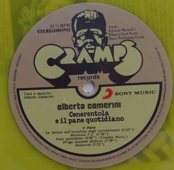 LP Alberto Camerini: Cenerentola E Il Pane Quotidiano CLR | LTD