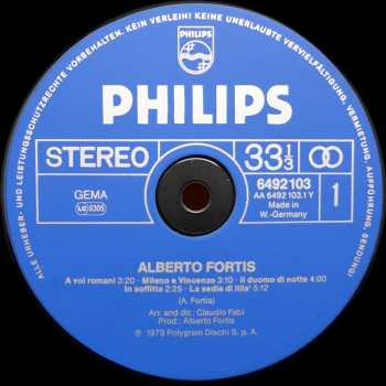 LP Alberto Fortis: Alberto Fortis