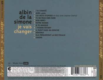 CD Albin De La Simone: Je Vais Changer