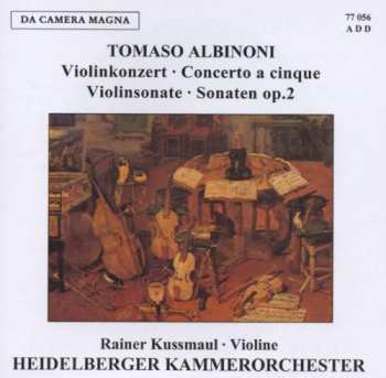CD Albinoni / Kussmaul / Heidelberg: Violin Cons